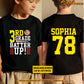 Personalized School Softball Kid Two-sided T-shirt, Batter Up Sport Tees Gift For Softball Lovers