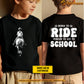 Personalized Back To School Horse Riding Girl Two-sided T-shirt, Born To Ride Tees Gift For Horse Girl