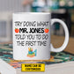 Personalized Teacher Mug, If At First You Don't Succeed Mugs Gift For Teacher Lovers