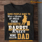 Funny Barrel Racing T-shirt, Barrel Racer Mine Calls Me Dad, Father's Day Gift For Barrel Racing Lovers, Horse Riders, Equestrians