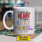 Personalized Teacher Mug, It Takes A Big Heart Mugs Gift For Teacher Lovers
