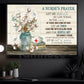 Personalized Nurse Canvas Painting, A Nurse's Prayer Wall Art Decor, Poster Gift For Nurse Lovers
