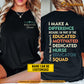 Personalized Nurse Two-Sided T-shirt, I Make A Difference Tees Gift For Nurse Lovers