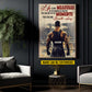 Motivational Personalized Wrestling Man Canvas Painting, Life Is Not Measured Sport Wall Art Decor, Poster Gift For Wrestling Lovers