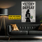 Motivational Personalized Volleyball Woman Canvas Painting, Be Humble In Victory Sport Wall Art Decor, Poster Gift For Volleyball Lovers