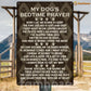 Dog Metal Sign, My Dog's Bedtime Prayer Pet Sign, House Decor Gift For Dog Lovers