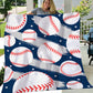 Baseball Blanket, My Favorite Ball Fleece Blanket - Sherpa Blanket Gift For Baseball Lovers, Baseball Players