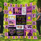 Cool Softball Blanket, Don't Let The Pretty Face Fool You Fleece Blanket - Sherpa Blanket Gift For Softball Lovers, Softball Players, Softball Girls