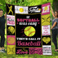 Motivation Softball Blanket, If Softball Was Easy Call It Baseball Fleece Blanket - Sherpa Blanket Gift For Softball Lovers, Softball Players, Softball Girls