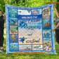 Turtle Blanket, And Into The Ocean I Go To Lose My Mind And Find My Soul Fleece Blanket - Sherpa Blanket Gift For Turtle Lover, Turtle Owners