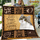 Cat Blanket, Life Is Short So Live It Love Is Rare So Grab It Fleece Blanket - Sherpa Blanket Gift For Cat Lover, Cat Owners