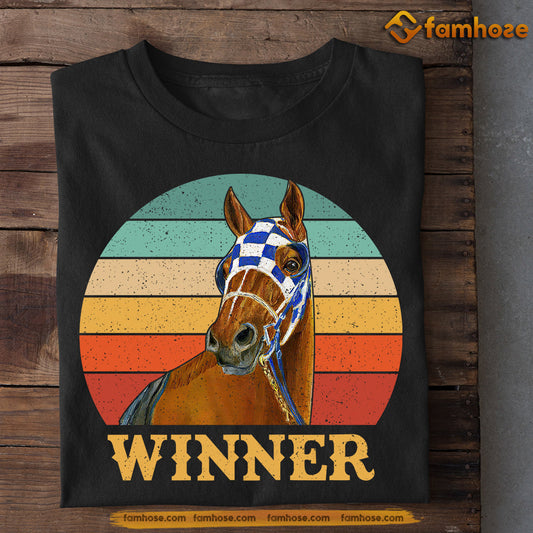 Winner - Vintage Victory Vibes, Secretariat T-shirt, Gift For Horse Lover, Horse Riders, Equestrians