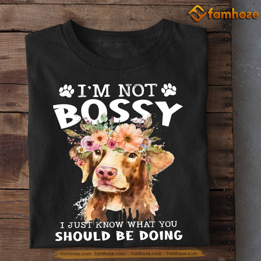 Funny Dog T-shirt, I'm Not Bossy I Just Know What You Should Be Doing, Gift For Dog Lovers, Dog Owners, Dog Tees