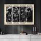 Be Strong Be Brave Be Humble Be Badass, Firefighter Canvas Painting,  Wall Art Decor, Poster Gift For Firefighter Lovers
