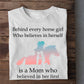 Cute Mother's Day Horse T-shirt, Behind Every Horse Girl Who Believes In Herself Is A Mom, Gift For Horse Lovers, Horse Riders, Equestrians