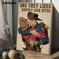 Valentine Rodeo Poster & Canvas, And They Lived Happily Ever After, Rodeo Canvas Wall Art, Poster Gift For Horse Lovers