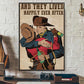 Valentine Rodeo Poster & Canvas, And They Lived Happily Ever After, Rodeo Canvas Wall Art, Poster Gift For Horse Lovers