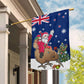 New Zealand Christmas Garden Flag & House Flag, Christmas Flag Gift For New Zealanders