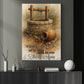 Quote God Canvas Painting, He Offered Living Water Quote Wall Art Decor, Poster Gift For God Lovers
