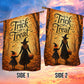 Halloween Witch Mom And Daughter Garden & House Flag, Trick Or Treat Yard Flag Spooky Season Gift For Witch Lover
