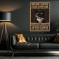 Funny Coffee Cat Canvas Painting, Before Coffee I Hate Everyone Wall Art Decor, Poster Gift For Cat Lovers, Coffee Lovers