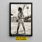 Personalized Softball Kid Girl Canvas Painting, Step Up To The Plate Sport Wall Art Decor, Poster Gift For Softball Lovers