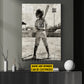 Personalized Softball Kid Girl Canvas Painting, Step Up To The Plate Sport Wall Art Decor, Poster Gift For Softball Lovers