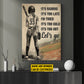 Motivational Personalized Softball Woman Canvas Painting, Let's Go Sport Wall Art Decor, Poster Gift For Softball Lovers