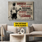Motivational Personalized Lacrosse Canvas Painting, Success Is No Accident Sport Wall Art Decor, Poster Gift For Lacrosse Lovers