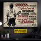 Motivational Personalized Lacrosse Canvas Painting, Success Is No Accident Sport Wall Art Decor, Poster Gift For Lacrosse Lovers