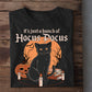 Funny Halloween Black Cat T-shirt, It's Just A Bunch Of Hocus Pocus, Gift For Cat Lovers, Cat Tees, Cat Owners