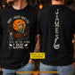 Funny Personalized Halloween Fishing Two-sided T-shirt, Sorry I Missed Your Call Tees Spooky Season Gift For Fishing Lover