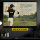 Motivational Personalized Golf Woman Canvas Painting, There Are No Shortcuts To Success Sport Wall Art Decor, Poster Gift For Golf Lovers
