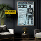 Motivational Personalized Hockey Man Canvas Painting, 10 Rules For Hockey Success Sport Wall Art Decor, Poster Gift For Hockey Lovers