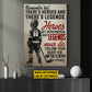 Motivational Personalized Hockey Kid Boy Canvas Painting, Remember Kid Sport Wall Art Decor, Poster Gift For Hockey Lovers