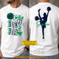 Personalized Cheerleading Two-sided T-shirt, Big Spirit Bigger Dreams Tees Gift For Cheerleading Lover