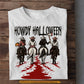 Funny Halloween Cowgirl Riding T-shirt, Howdy Halloween Tees Spooky Season Gift For Cowgirl