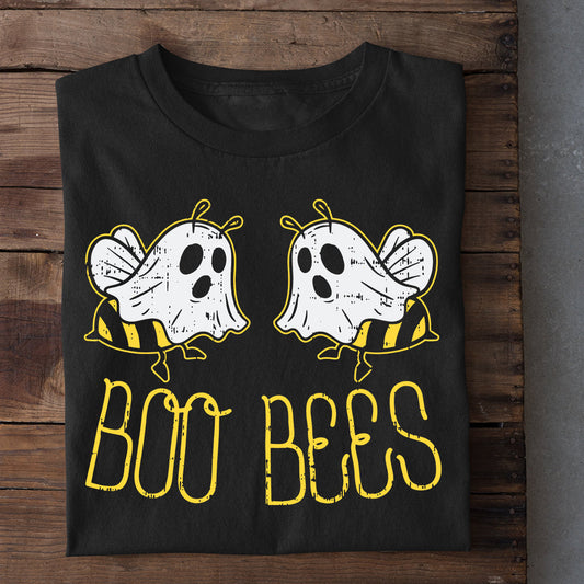 Halloween T-shirt, Boo Bees Costume With Bees, T-shirt Gift For Halloween Costume, Gift For Bee Lovers