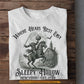 Funny Halloween Sleepy Hollow T-shirt, Where Heads Rest Easy Tees Spooky Season Gift For Sleepy Hallow Lovers