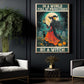 Funny Halloween Witch Canvas Painting, Be A Witch Wall Art Decor, Spooky Season Poster Gift For Witch Lovers
