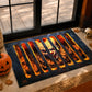 Scared Halloween Doormat, Terrified Pennywise, Doormat For Home Decor Housewarming Gift, Welcome Mat Gift