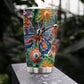 Kaleidoscope Of Nature, Butterfly Personalized Stainless Steel Tumbler, Tumbler Gifts For Butterfly Lovers