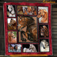 Horse Blanket, Welcome To My Barn Fleece Blanket - Sherpa Blanket Gift For Horse Lover