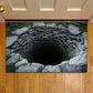 Funny Scare Doormat, Scary Well Illusion, Doormat For Home Decor Housewarming Gift, Welcome Mat Gift