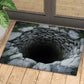 Funny Scare Doormat, Scary Well Illusion, Doormat For Home Decor Housewarming Gift, Welcome Mat Gift