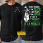 Personalized Golf Two-sided T-shirt, It's A Miracle Sport Tees Gift For Golf Lover