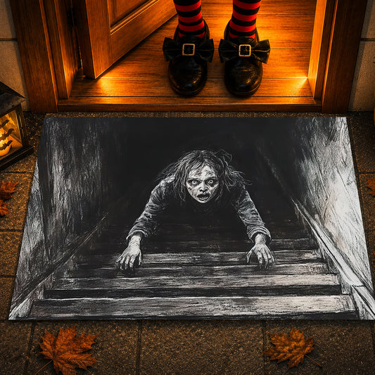 Halloween Doormat, Scary Staircase, Spooky Doormat For Home Decor Housewarming Gift, Welcome Mat Gift