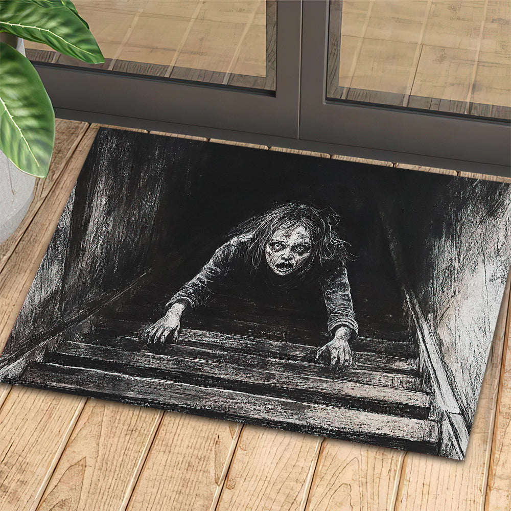 Halloween Doormat, Scary Staircase, Spooky Doormat For Home Decor Housewarming Gift, Welcome Mat Gift