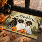 Cute Halloween Dachshund Dog Doormat, Trick Or Treat, Spooky Doormat For Home Decor Housewarming Gift, Welcome Mat Gift For Dachshund Lovers