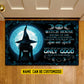 Funny Personalized Halloween Witch Doormat, Witch House Smoke Of Air, Doormat For Home Decor Housewarming Gift, Welcome Mat Gift For Witch Lovers